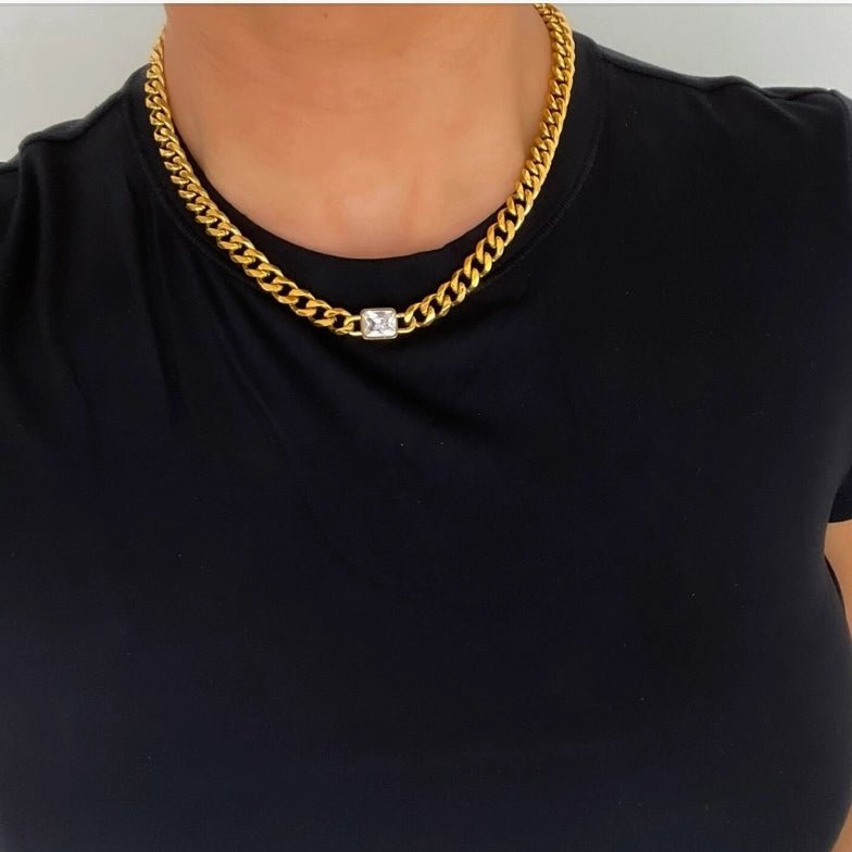CSP: Chain with Diamond Pendant - Revel Boutique