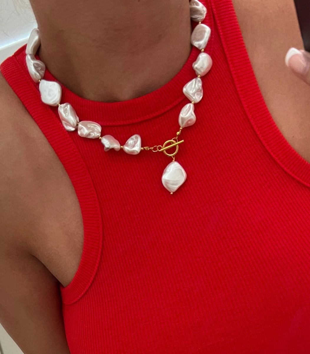 CSP: Chunky Pearl Necklace - Revel Boutique