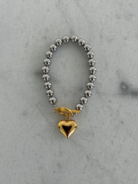 CSP: Glam Heart Bracelet - Revel Boutique