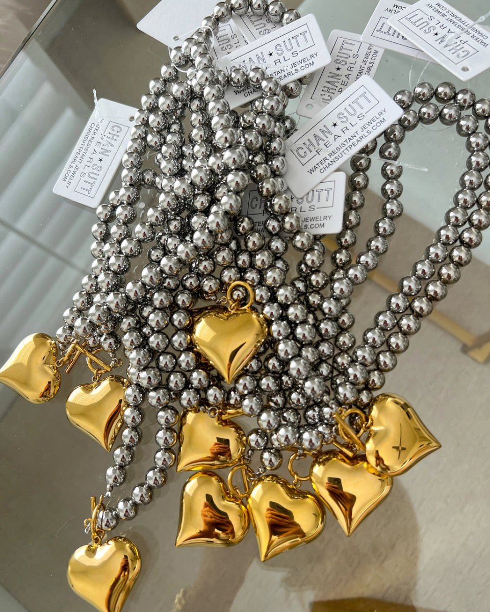 CSP: Glam Heart Necklace - Revel Boutique