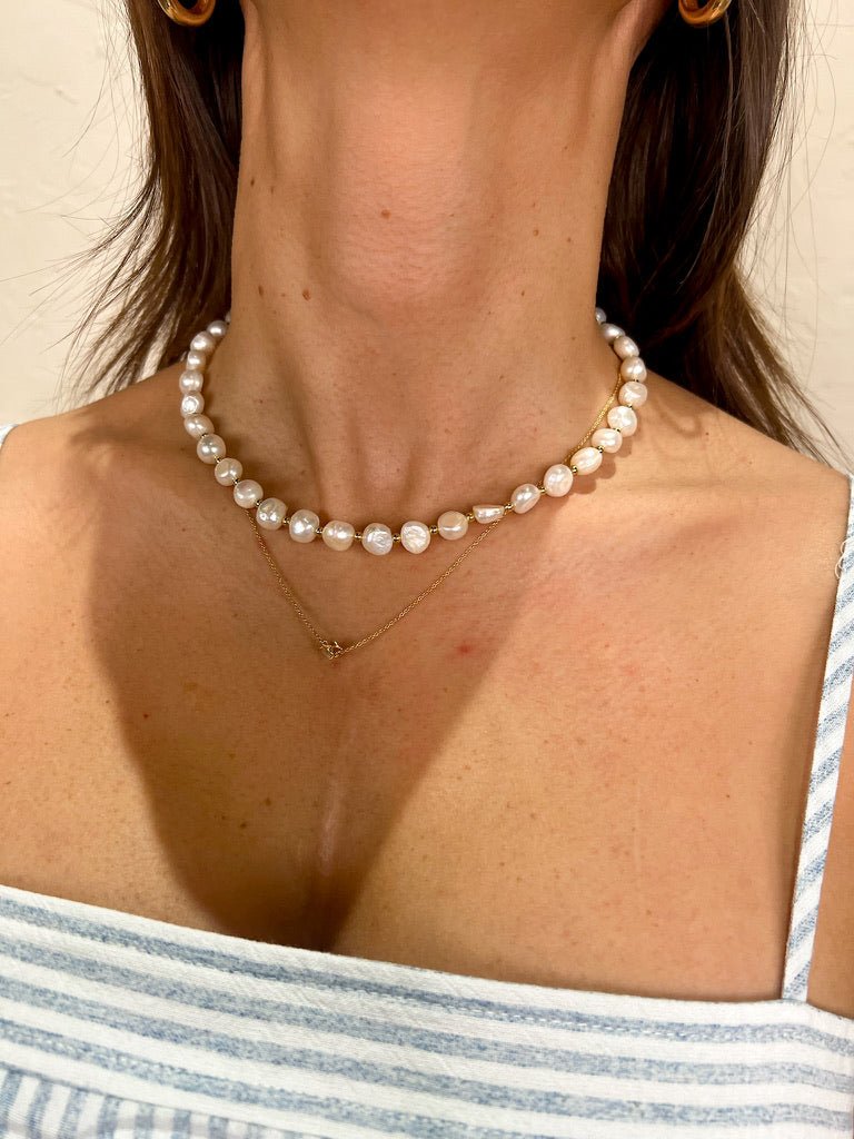 CSP: Glam Pearl Necklace - Revel Boutique