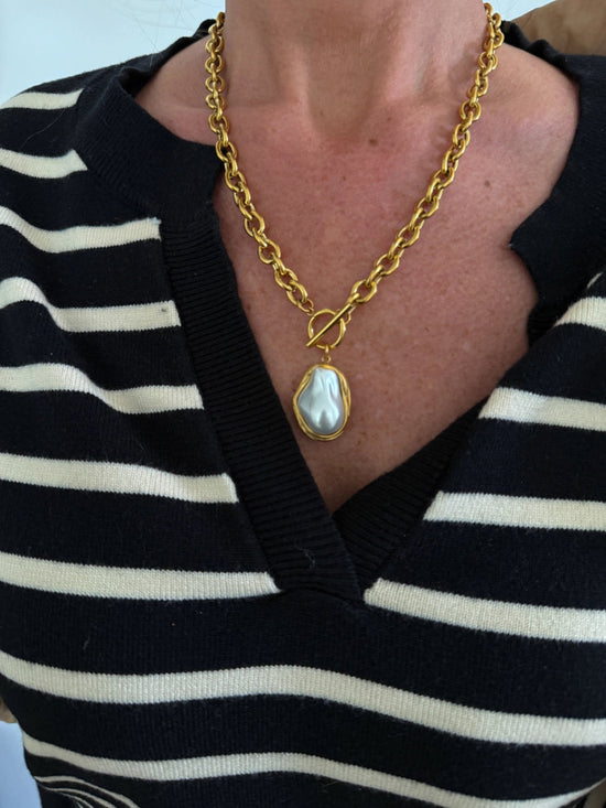 CSP: Pearl Drop Necklace - Revel Boutique