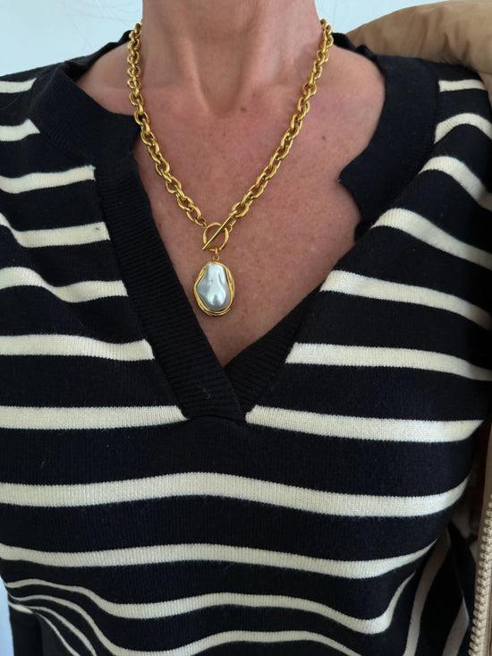 CSP: Pearl Drop Necklace - Revel Boutique