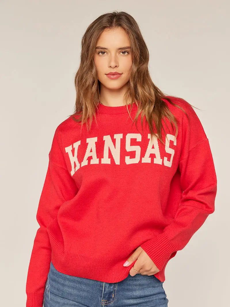 Kansas Crew Neck Sweater