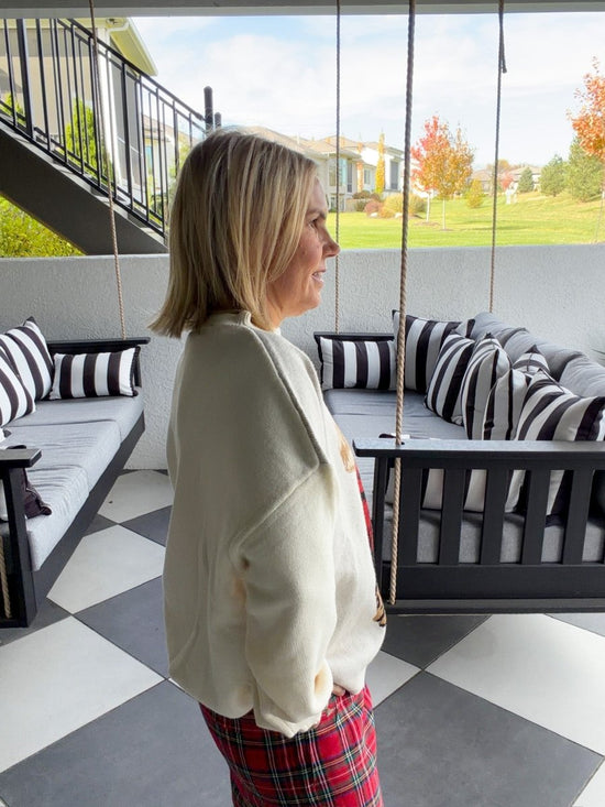 Dachshund Intarsia Sweater - Revel Boutique