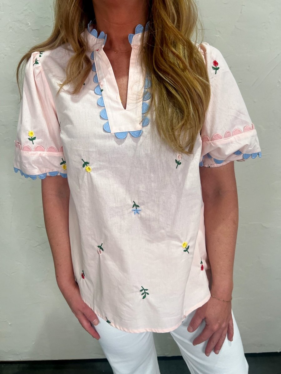 Daisy Picking Blouse - Revel Boutique
