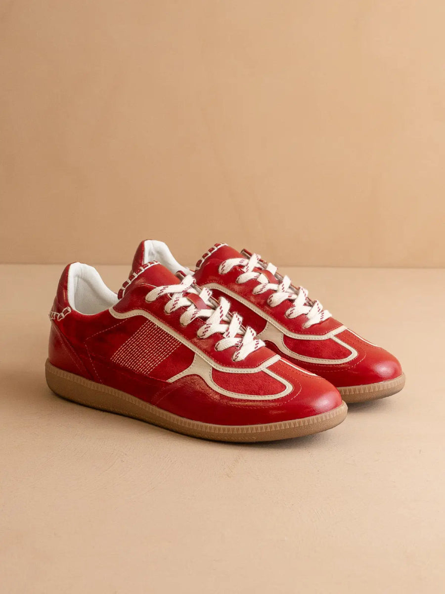 Dalia Cherry Sneaker - Revel Boutique