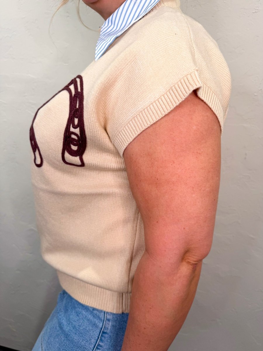 Dallas Horseshoe Sweater - Revel Boutique