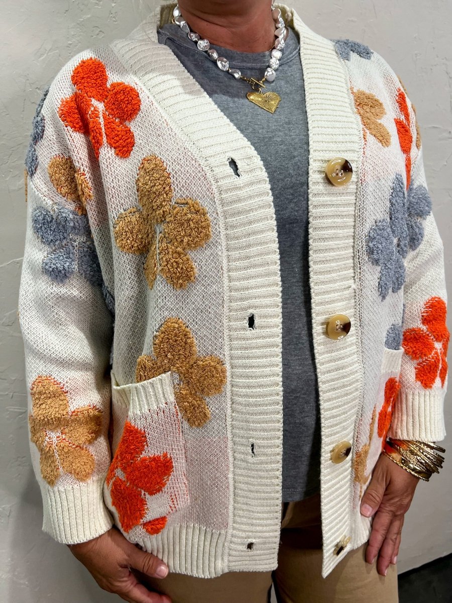 Daphne Floral Cardi - Revel Boutique