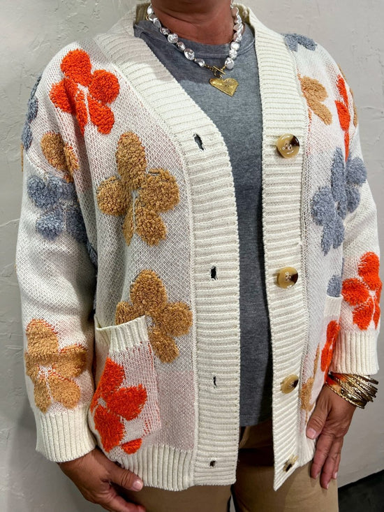 Daphne Floral Cardi - Revel Boutique