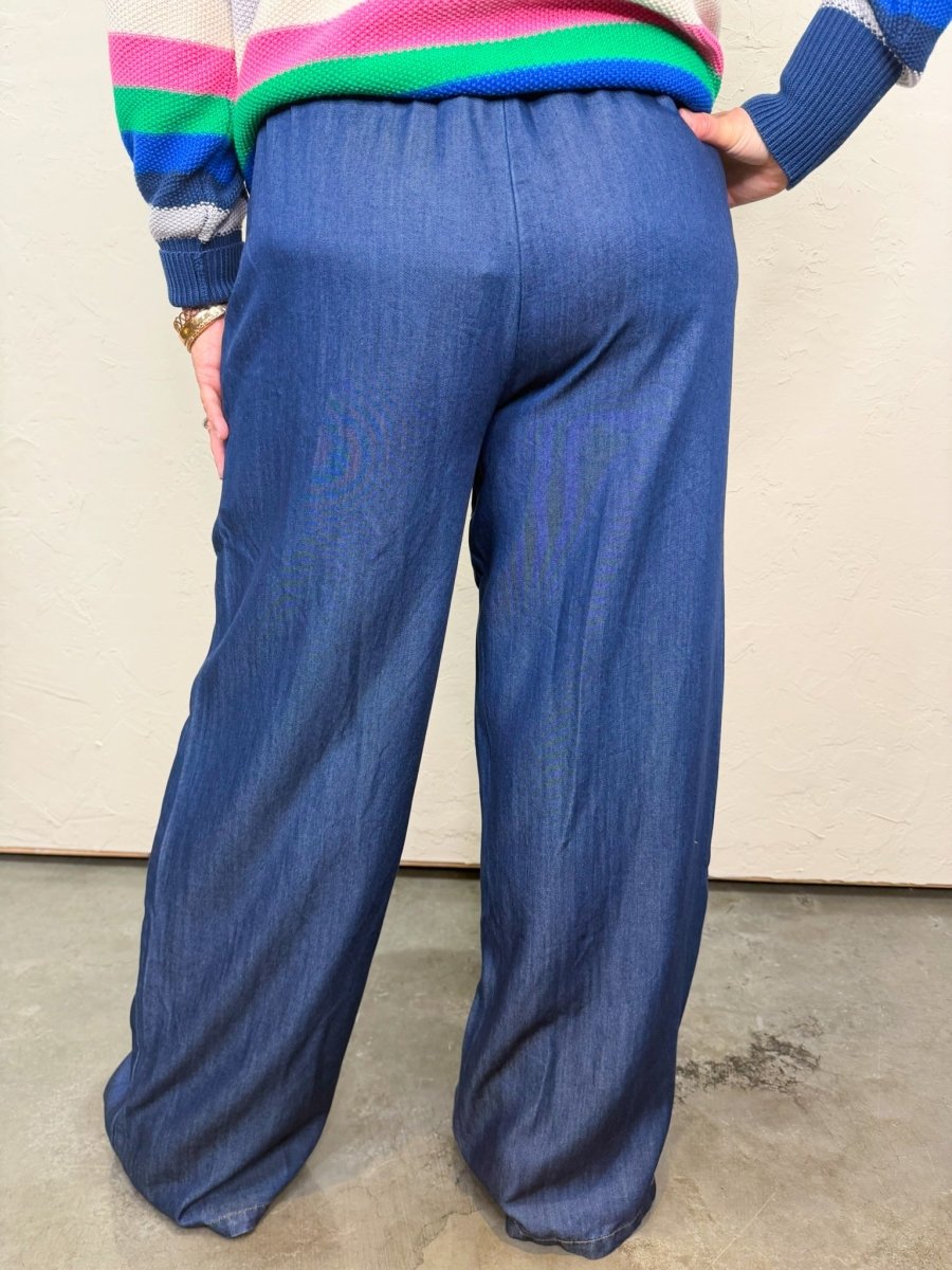 Denise Front Seam Denim Trouser - Revel Boutique