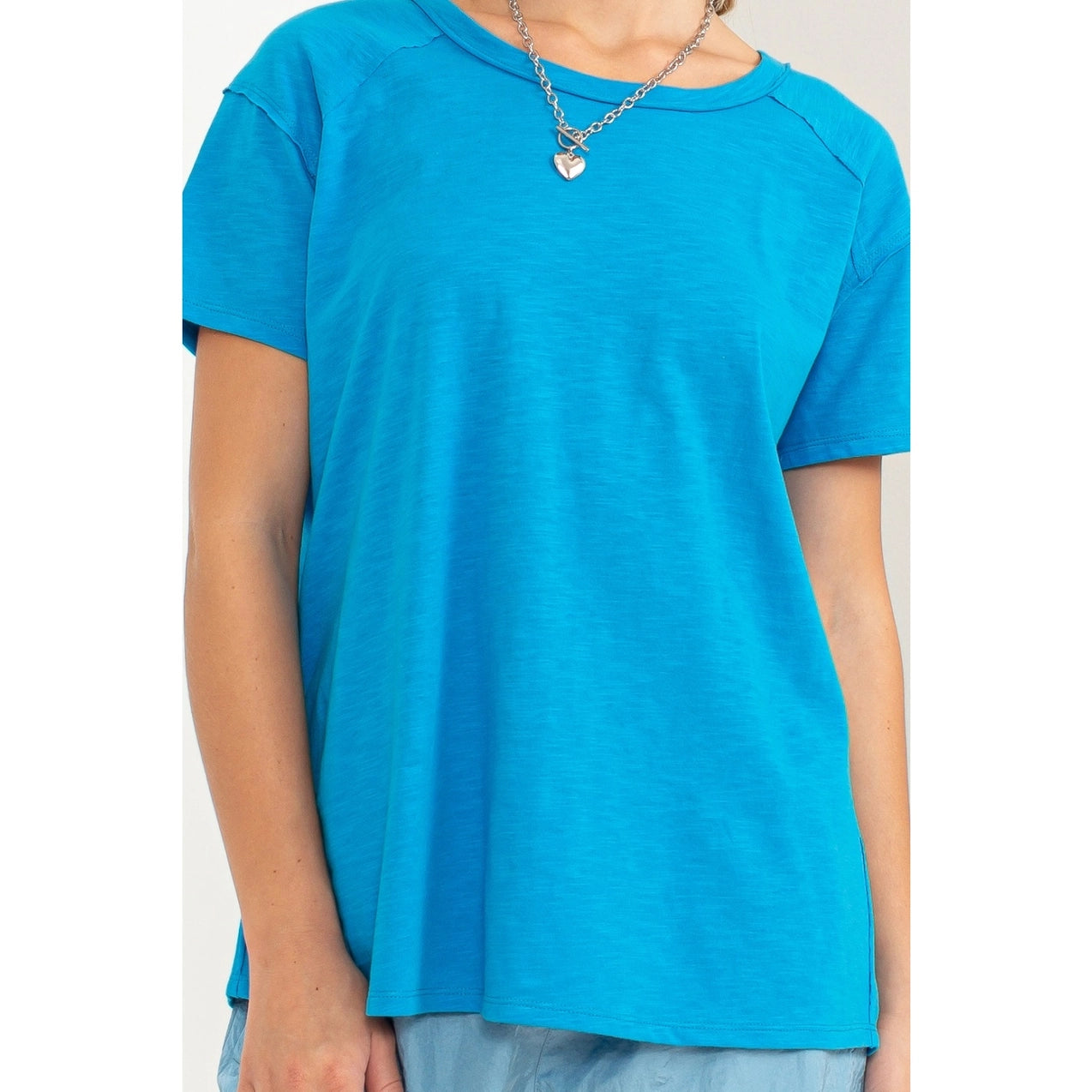 Perfect Day Oversized Tee - Blue
