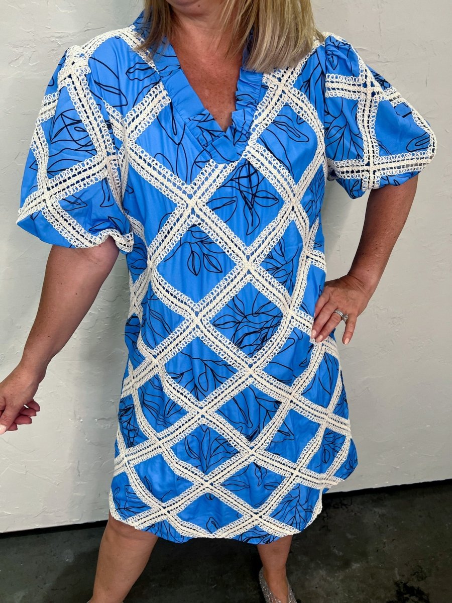 Durham Printed Mini Dress - Revel Boutique