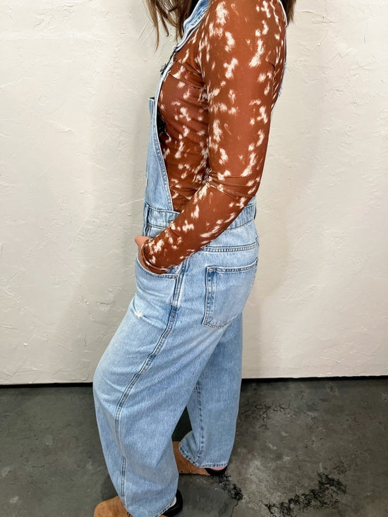Dylan Barrel Fit Overalls - Revel Boutique