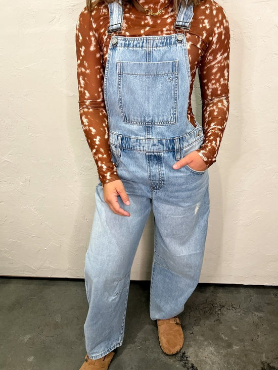 Dylan Barrel Fit Overalls - Revel Boutique