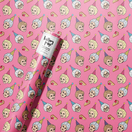 Load image into Gallery viewer, Specialty Wrapping Paper Tube - Golden Birthday
