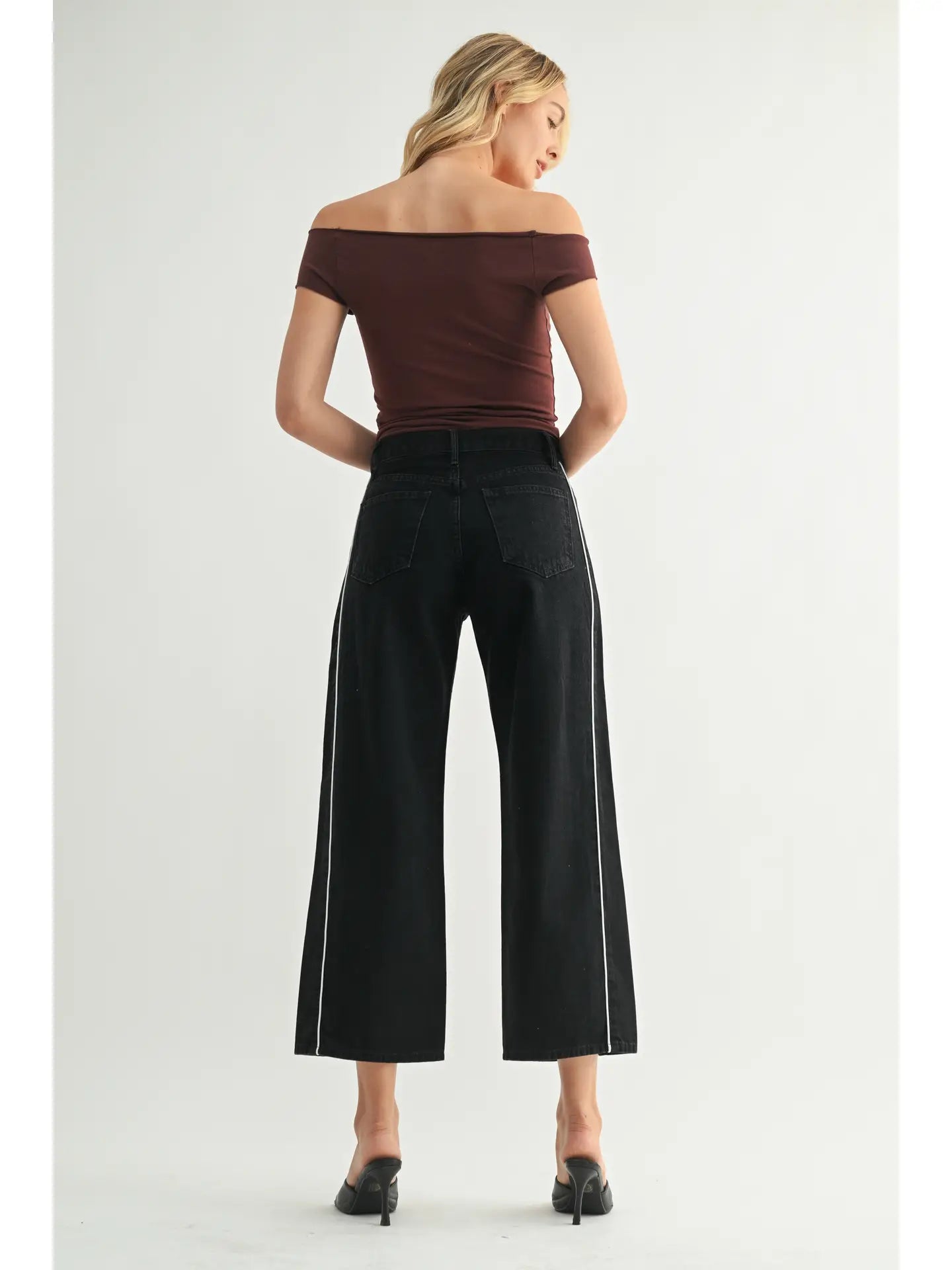 Twist & Cheer Jeans-Black