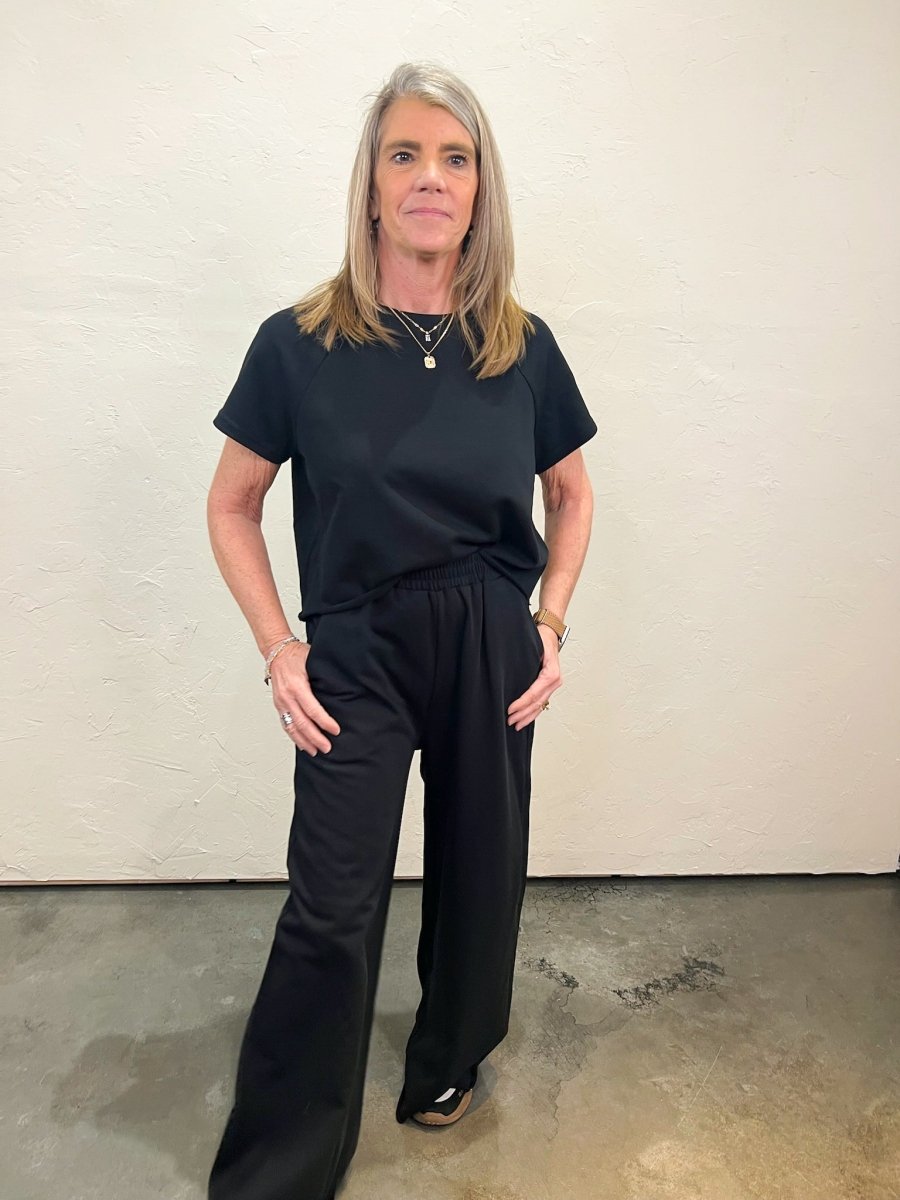 Easy Breezy Set - Black - Revel Boutique