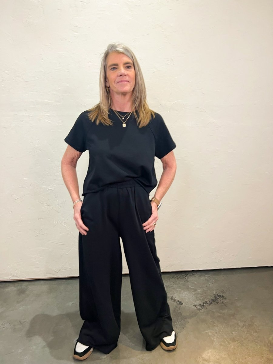 Easy Breezy Set - Black - Revel Boutique