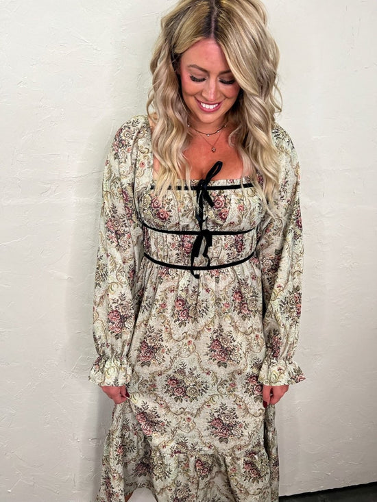 Eden Shirred Midi Dress - Revel Boutique