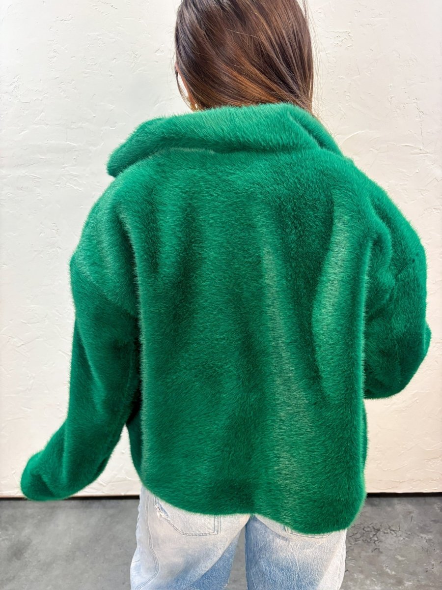 Emerald Shine Jacket - Revel Boutique