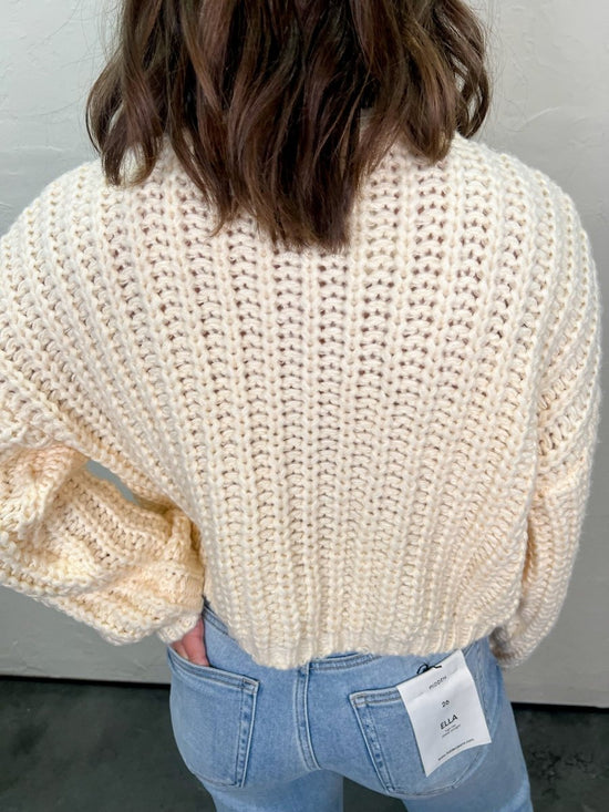 Emerson Chunky Gold Button Cardi - Revel Boutique