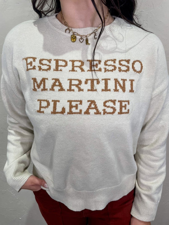 Espresso Martini Please Sweater - Revel Boutique