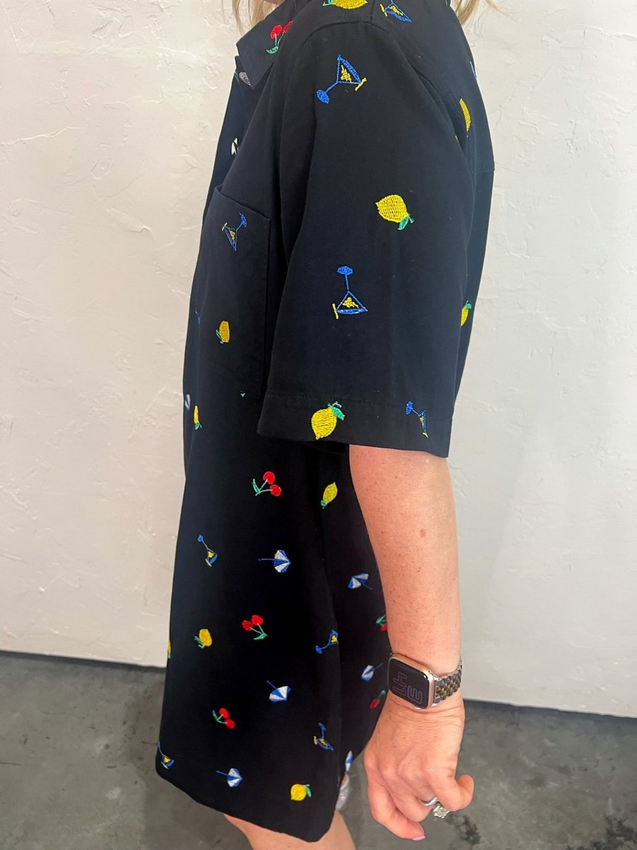 European Getaway Dress - Black - Revel Boutique