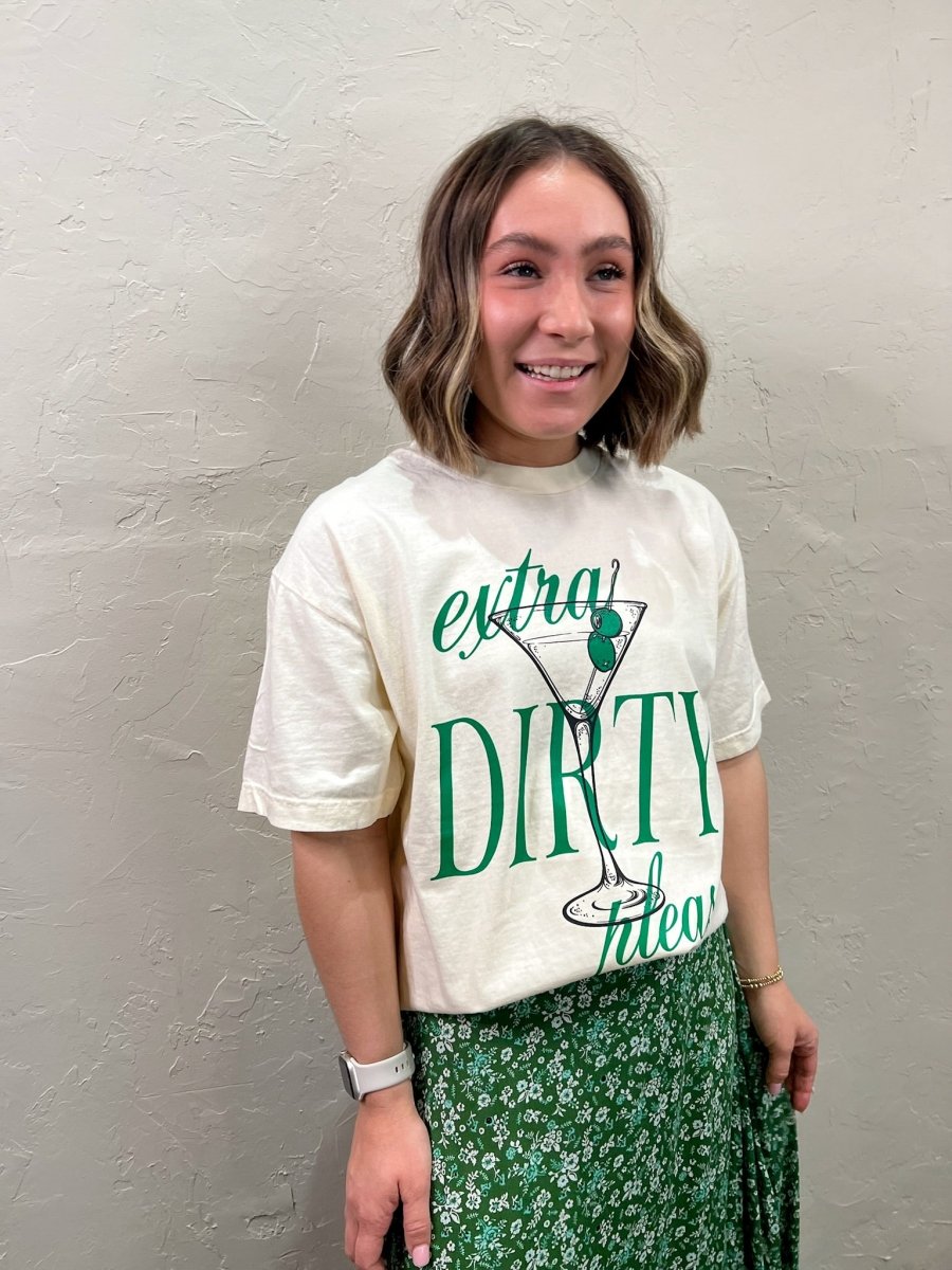 Extra Dirty Martini Please Tee - Revel Boutique
