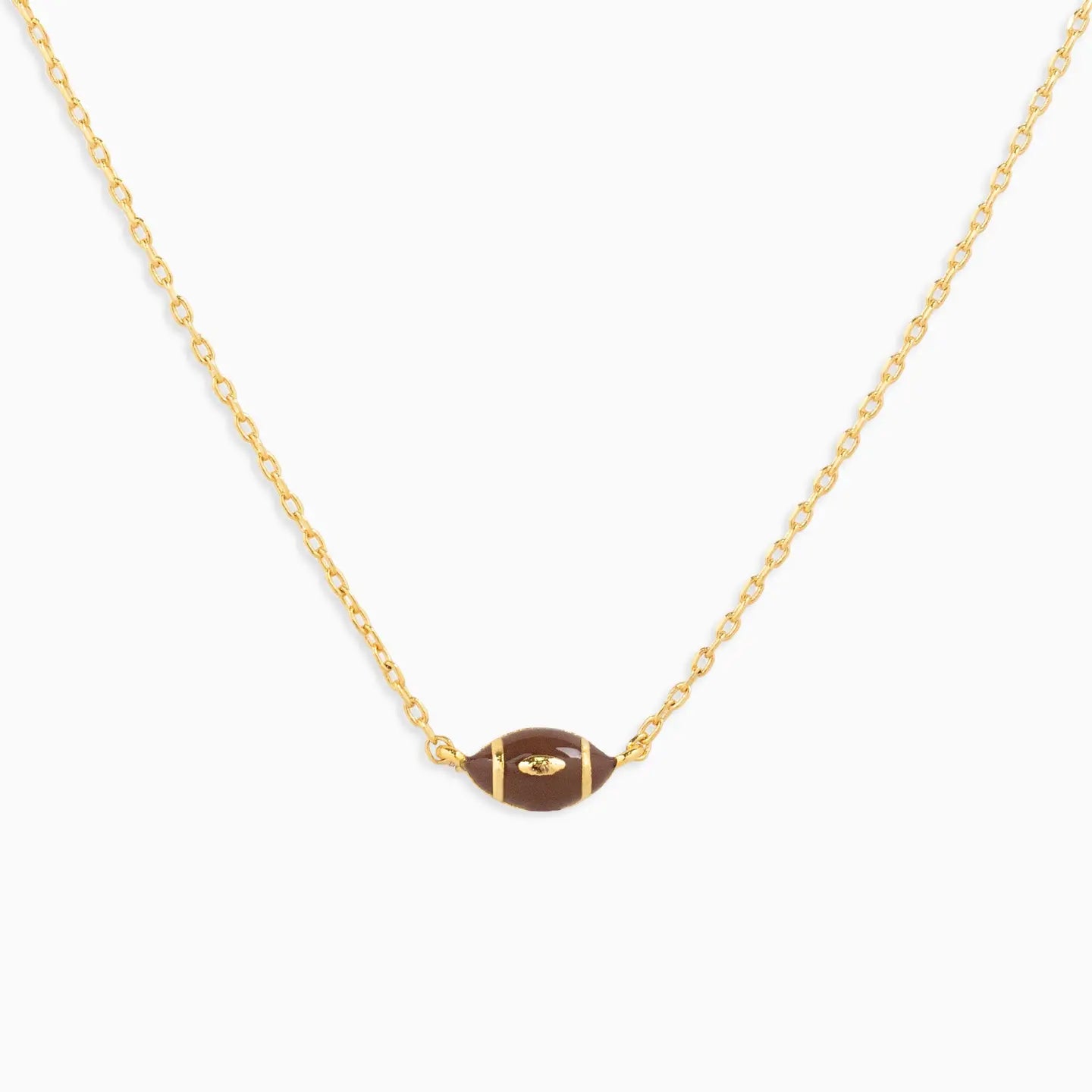 Football Pendant Necklace