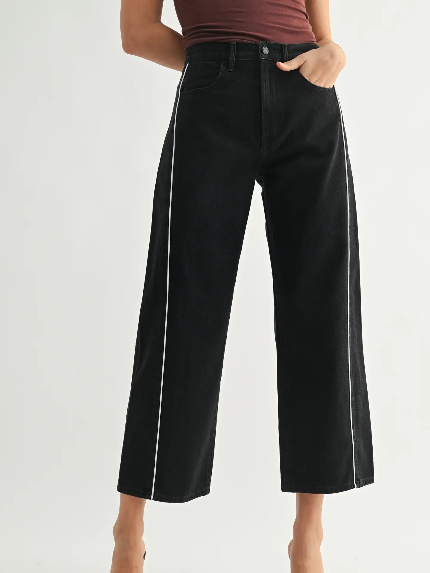 Twist & Cheer Jeans-Black