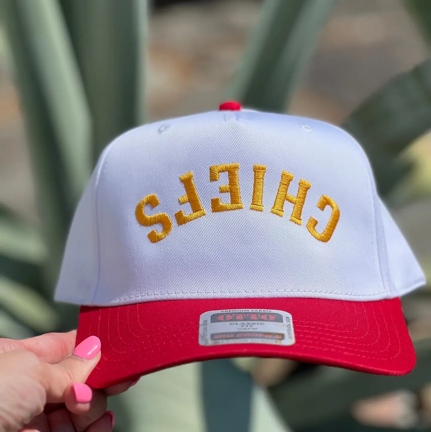 Chiefs Upside Down Hat-Red/White