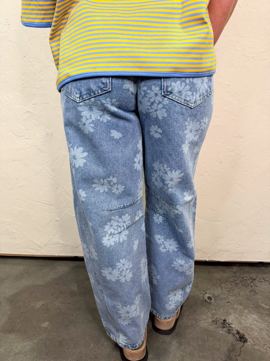 Flower Fields Barrel - Revel Boutique