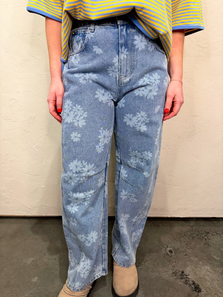 Flower Fields Barrel - Revel Boutique