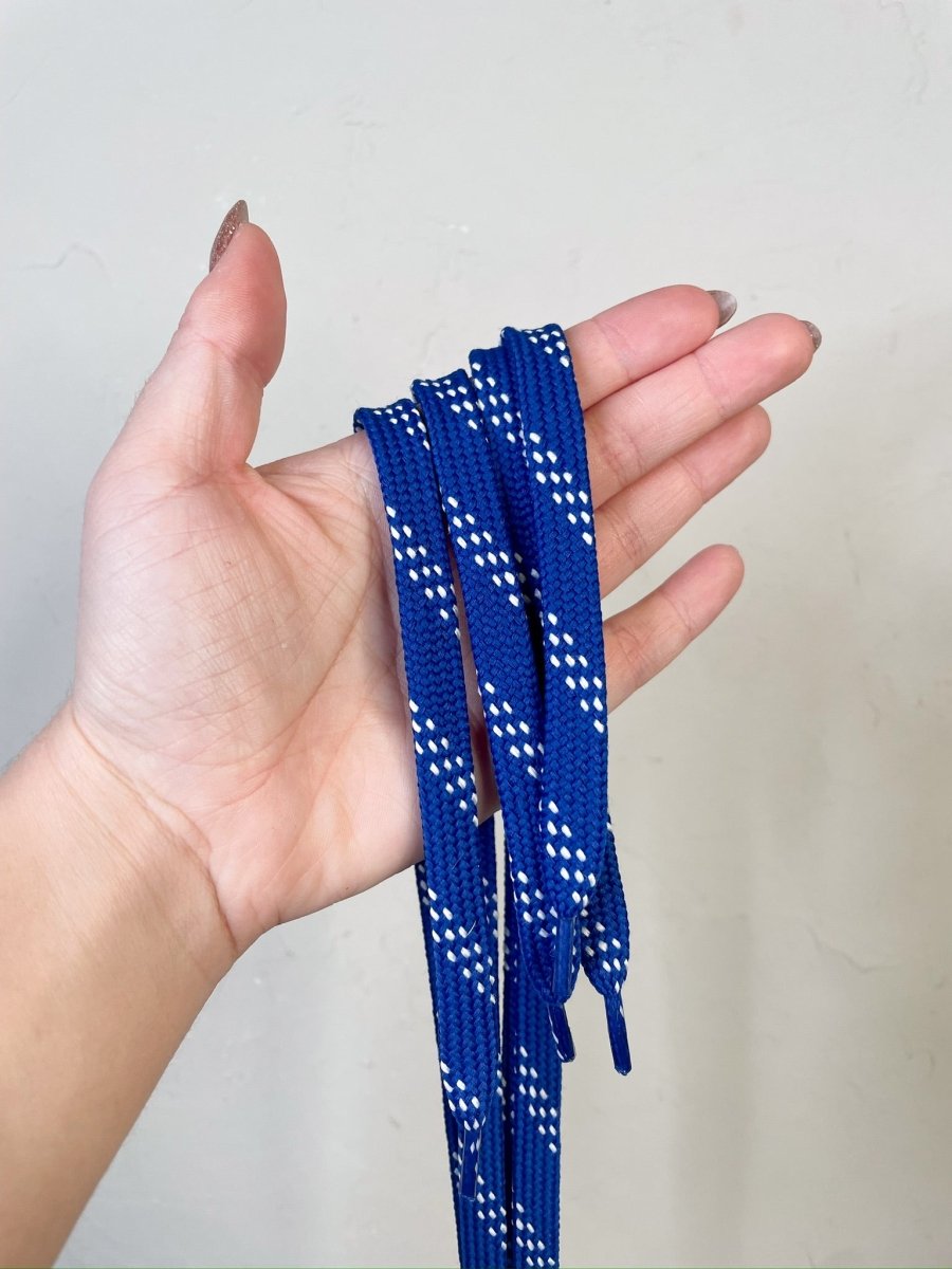 FNL Blue Shoelaces - Revel Boutique