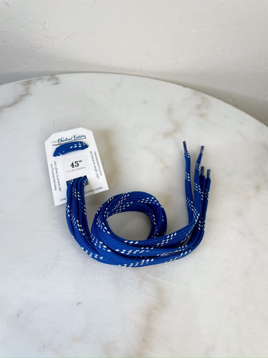 FNL Blue Shoelaces - Revel Boutique