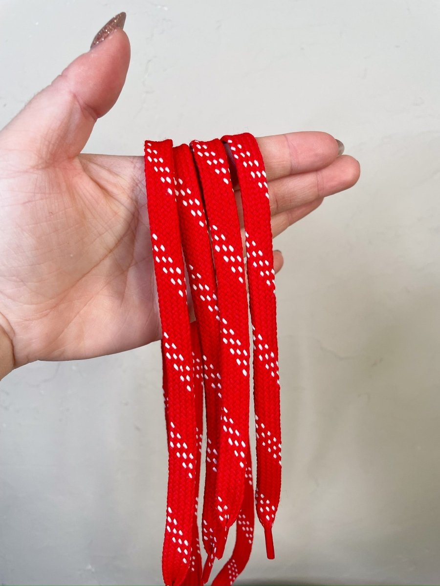 FNL Red Shoelaces - Revel Boutique