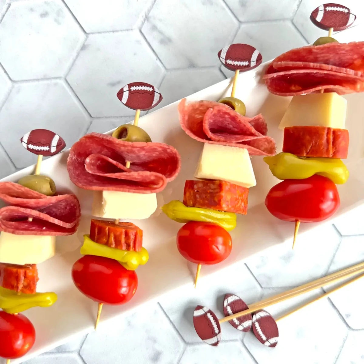 Football Cocktail Picks Pack of 25 - Revel Boutique