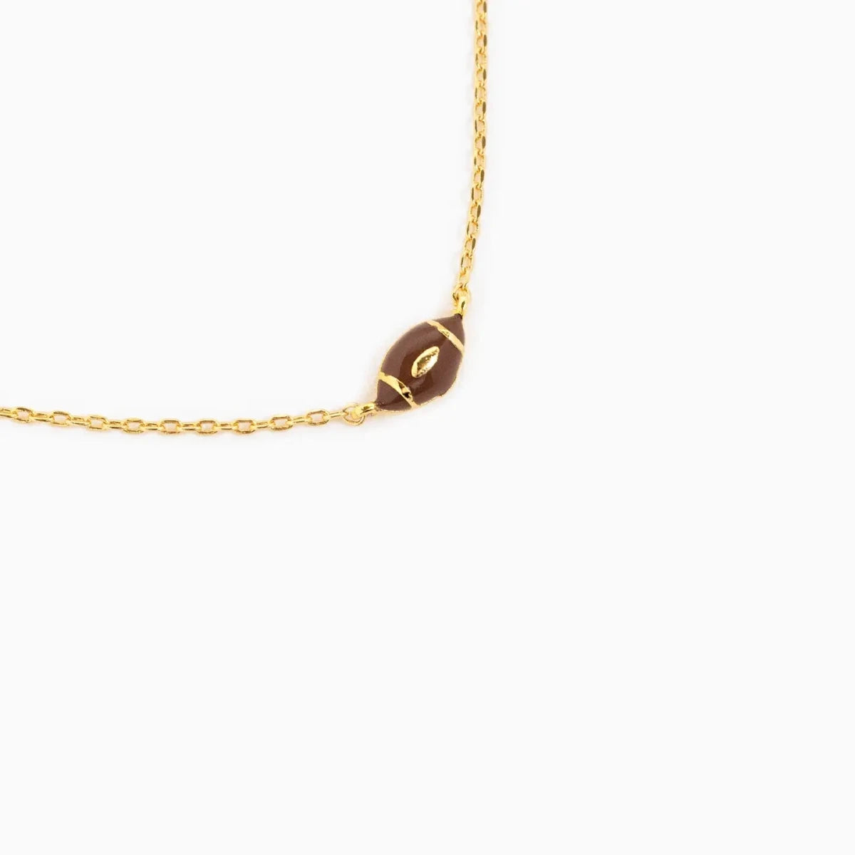 Football Pendant Necklace - Revel Boutique