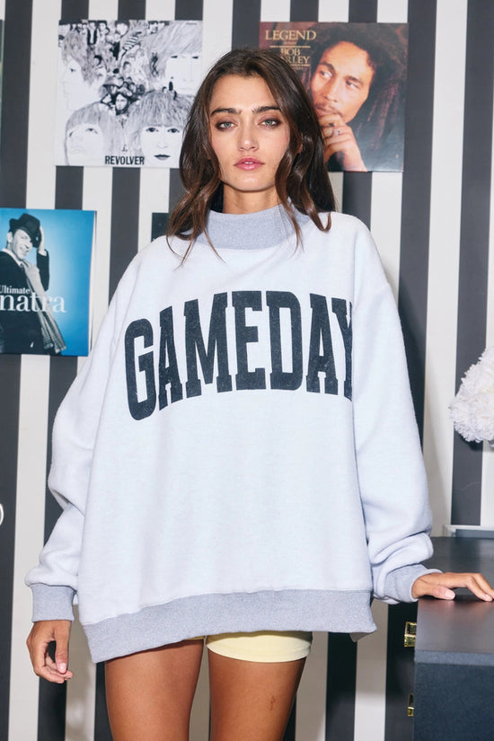 Football/Gameday Reversible Mockneck - Revel Boutique