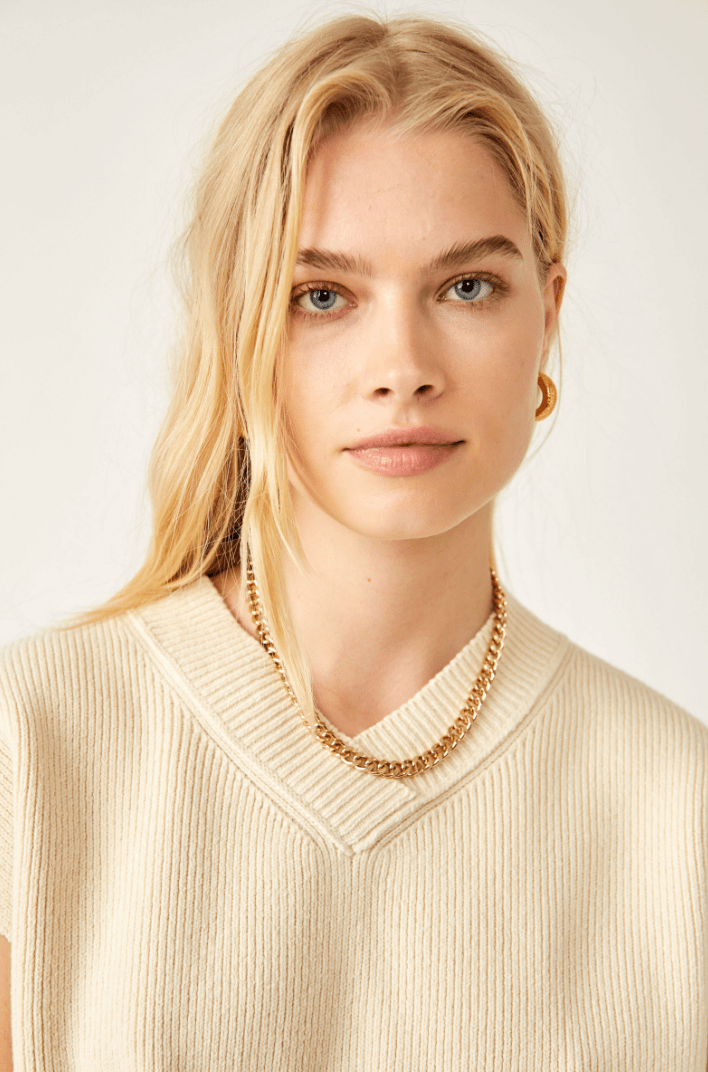 Free People: Easy Street Vest - Cream - Revel Boutique