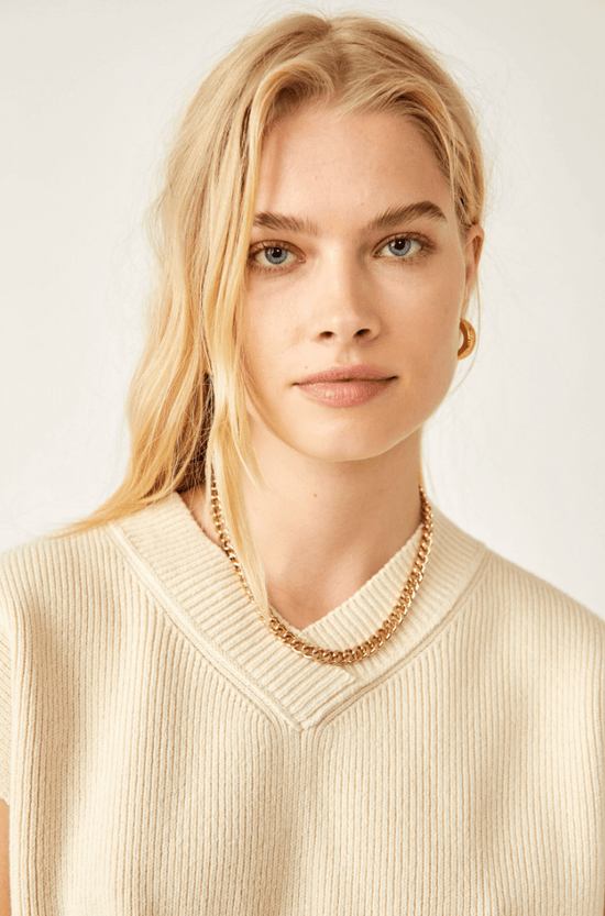 Free People: Easy Street Vest - Cream - Revel Boutique