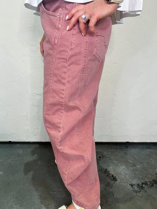 Load image into Gallery viewer, Free People: Good Luck Midrise Barrel - Sunsetter - Revel Boutique
