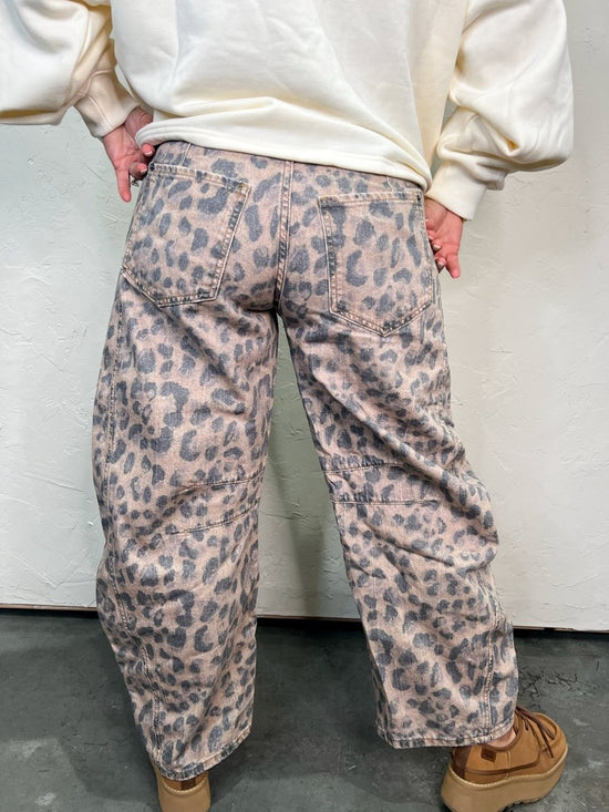 Free People: Good Luck Printed Barrel - Brown Sugar - Revel Boutique