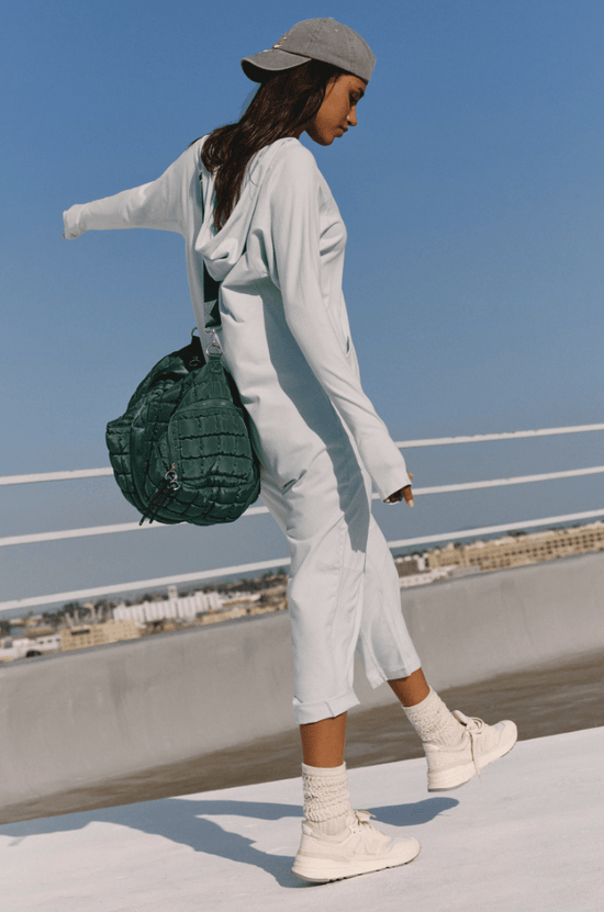 Free People: Hot Shot Long Sleeve Onesie - Arctic Snow - Revel Boutique