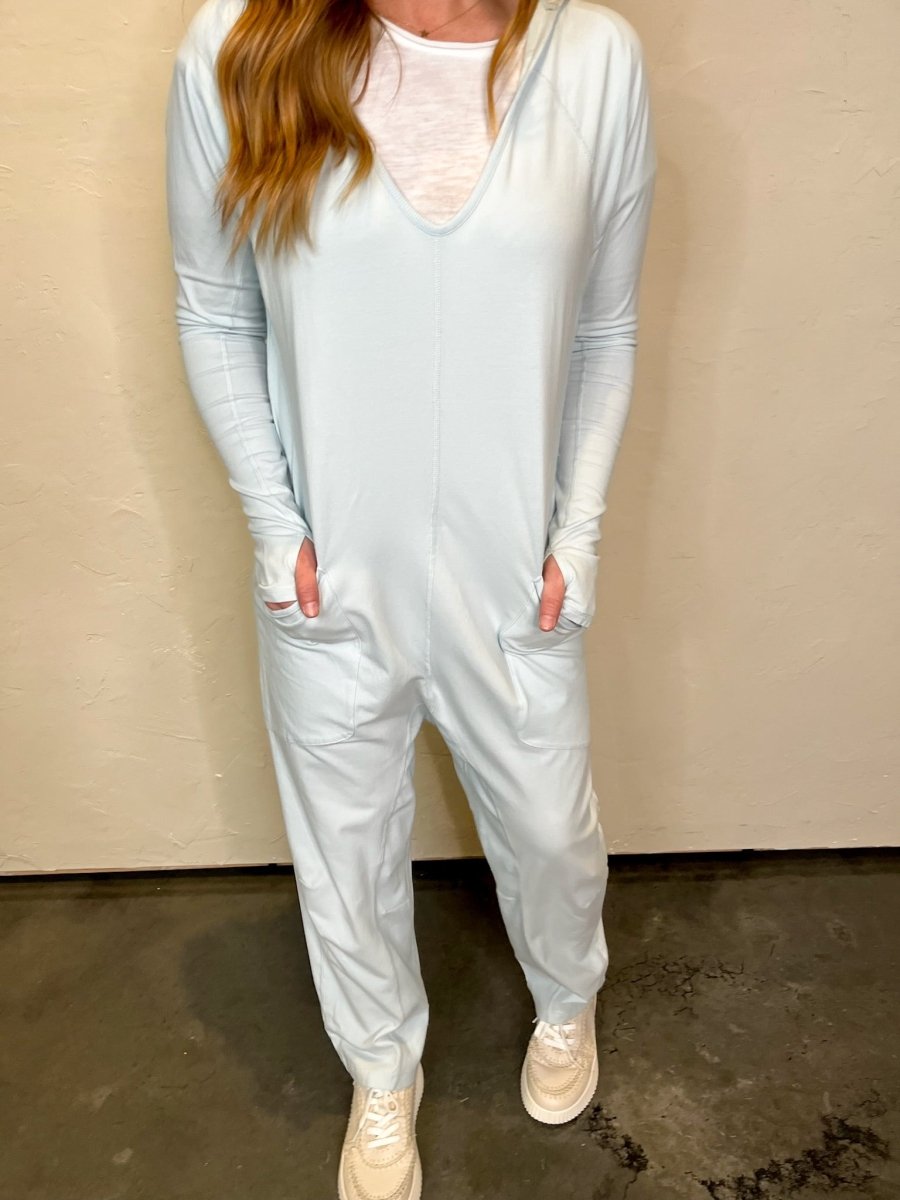 Free People: Hot Shot Long Sleeve Onesie - Arctic Snow - Revel Boutique