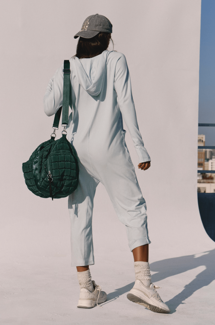 Free People: Hot Shot Long Sleeve Onesie - Arctic Snow - Revel Boutique