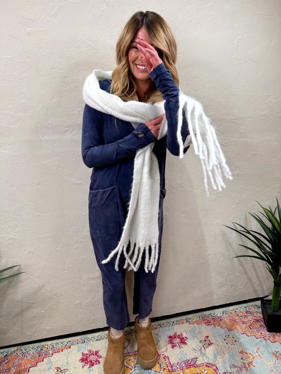 Free People: Hot Shot Long Sleeve Onesie - Midnight Navy - Revel Boutique