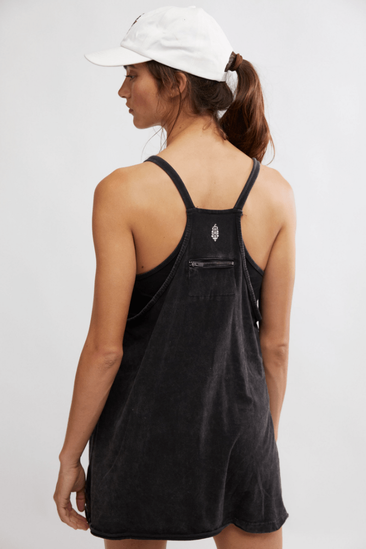 Free People: Hot Shot Mini Dress - Black - Revel Boutique