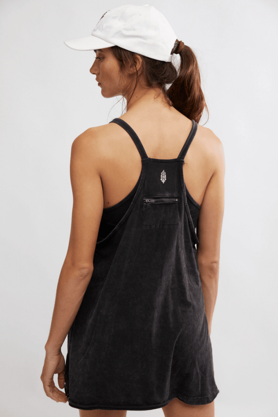 Load image into Gallery viewer, Free People: Hot Shot Mini Dress - Black - Revel Boutique

